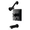 Kingston Brass Tub and Shower Faucet, 3, Wall Mount, Oil Rubbed Bronze KB86550DX - alternate 1